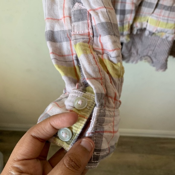 Free People Seeking Starlight Plaid Top Moondrop - Picture 4 of 7